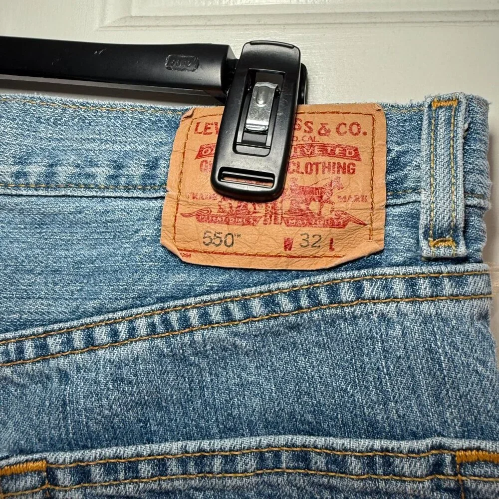 Vintage Levi's 550 Light Blue Jean Shorts